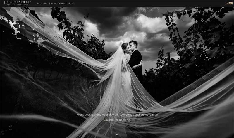 Prague wedding photographer website Jindrich Nejedly